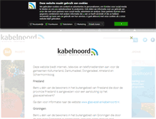 Tablet Screenshot of kabelnoord.nl